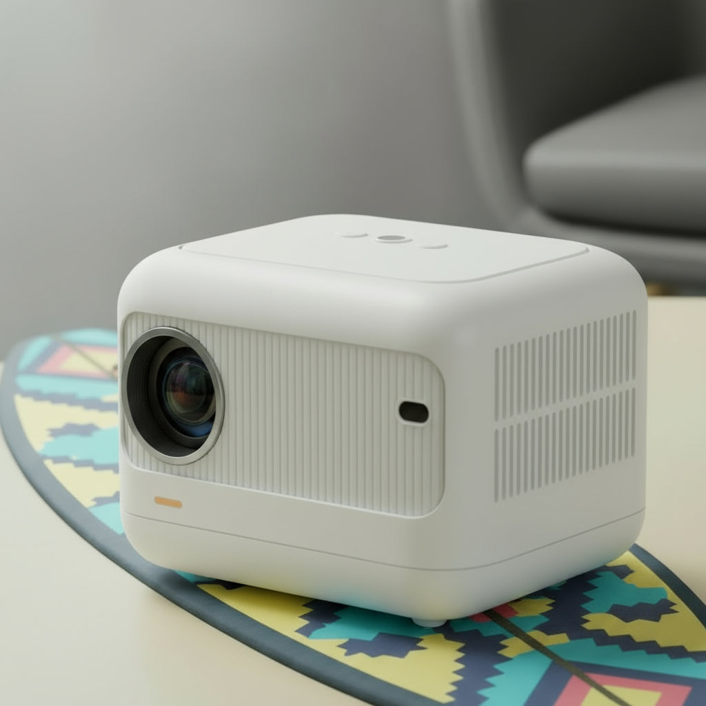 Vidéoprojecteur 4K WiFi6 Android Bluetooth 5.2 20000 Lumens Mini Portable